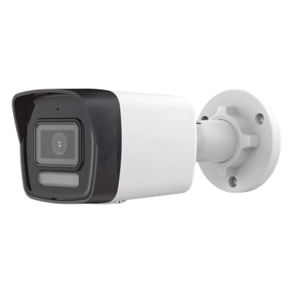 Cámara Bala IP / 4 Megapixel / Lente 2.8 mm / Dual Light 30 m (98.4 ft) / Micrófono Integrado / AcuSense Lite / IP67 / PoE
