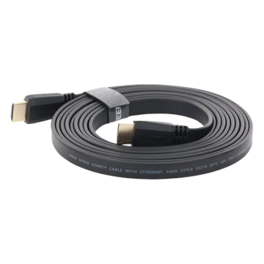 Cable HDMI 2.0 Plano / 3 m (9.84 pies) / 4K@60Hz / HDR / 18 Gbps / ARC / HEC / Dolby True HD 7.1