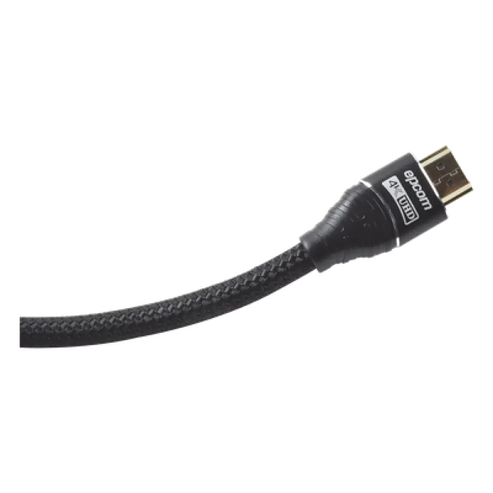 Cable HDMI / 4K Ultra HD / 1.8 m (5.9 ft) / Triple Blindaje Trenzado / Conectores Oro 24K / 120-480 Hz
