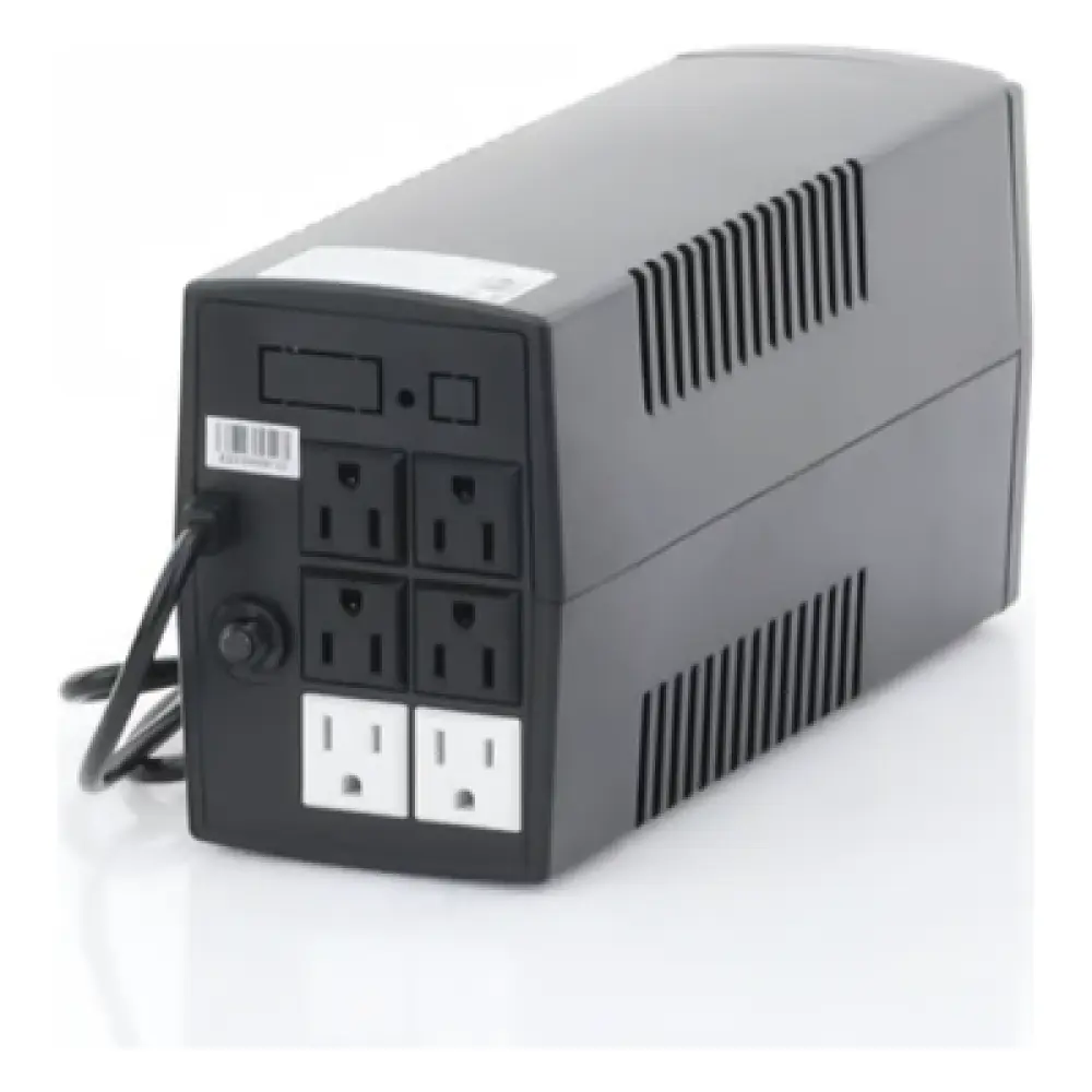 UPS Línea Interactiva / 850 VA / 510 W / 120 Vca ±5% / 6 Tomas NEMA 5-15R / Tiempo de Respaldo hasta 40 min / Topología AVR