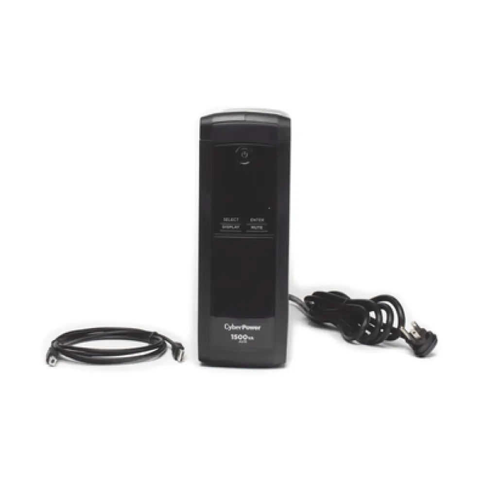 UPS Línea Interactiva / 1500 VA / 900 W / 12 Tomas NEMA 5-15R / 6 con Respaldo / Pantalla LCD / AVR / Supresión 1500 J