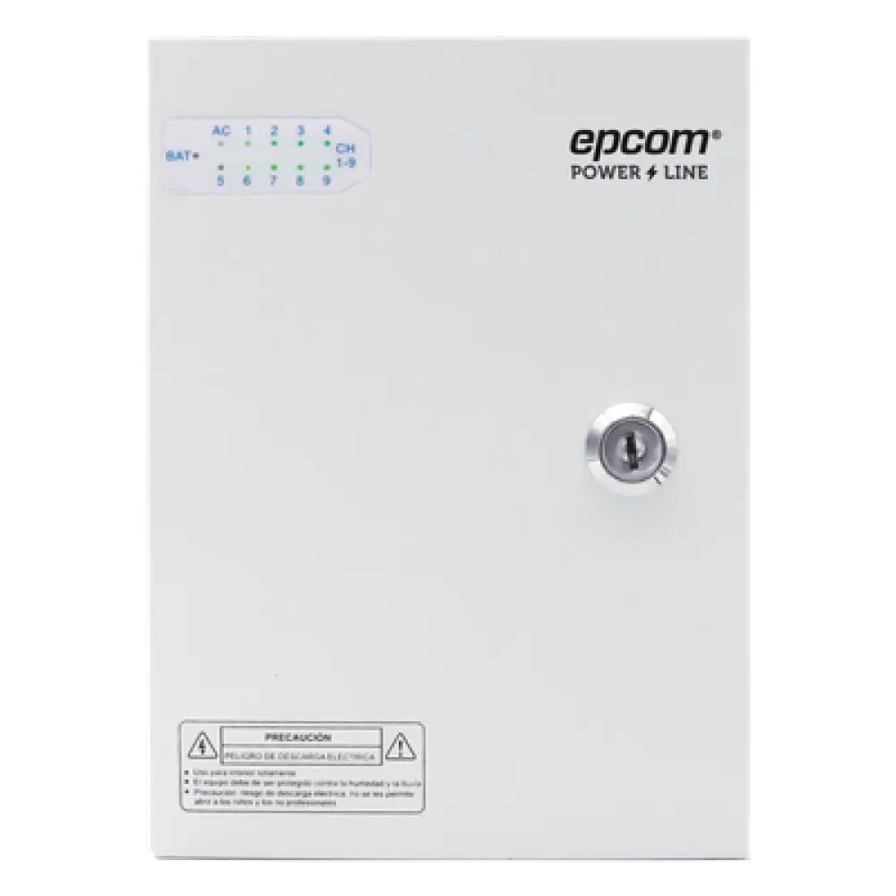 Fuente de Alimentación Profesional / 9 Canales / 16 A Total / 11-15 VCC Ajustable / 200 W / Filtro de Ruido por Canal