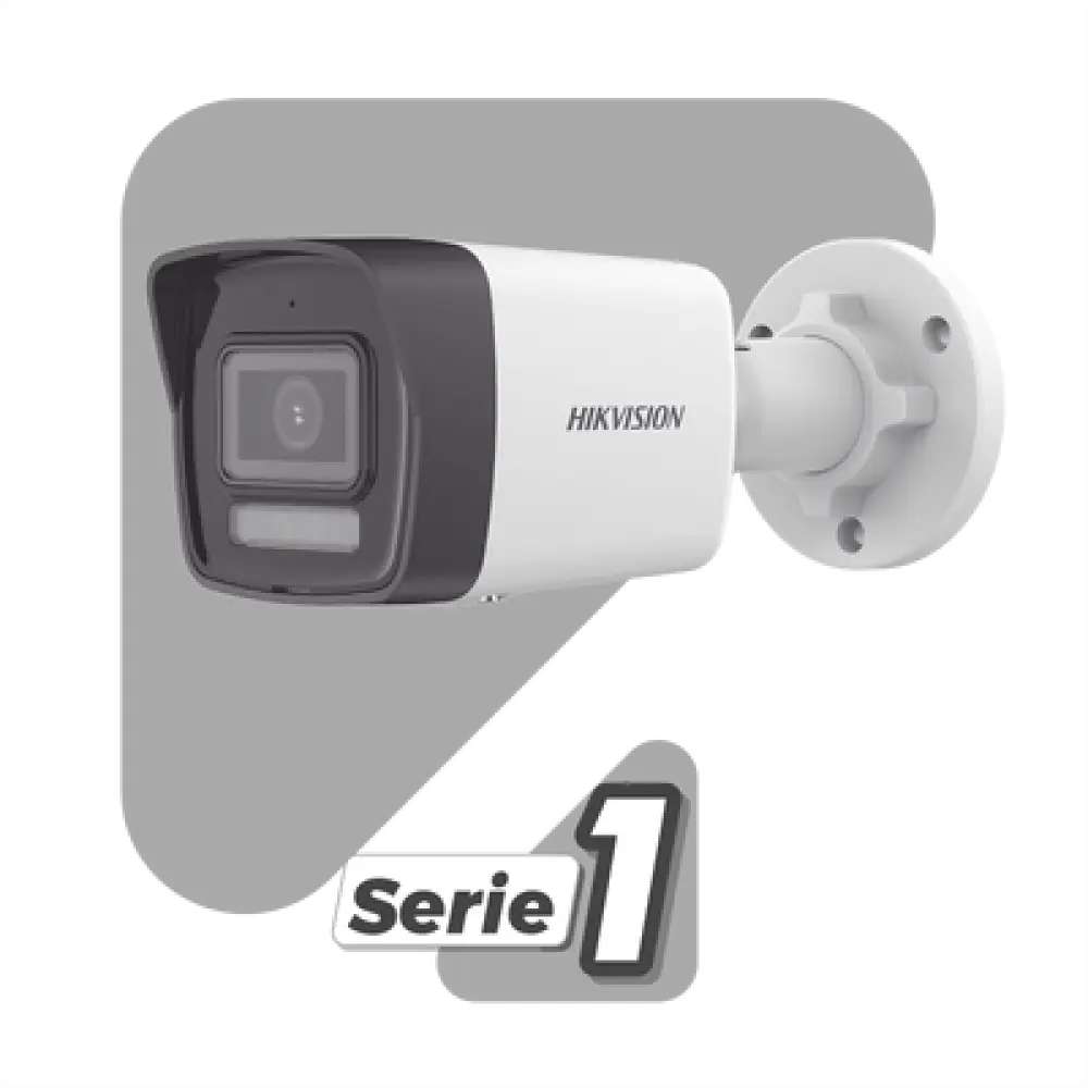 Cámara Bala IP / 6 Megapixel / Dual Light 30 m (98.4 ft) / Lente 2.8 mm / 105° HFOV / AcuSense Lite / IP67 / PoE