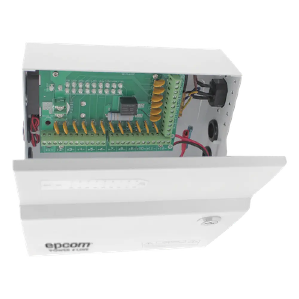 Fuente de Poder Profesional / 12 Vcc @ 20 A / 18 Canales / Entrada Universal 96-264 Vca / Protección de Batería 10.5 V
