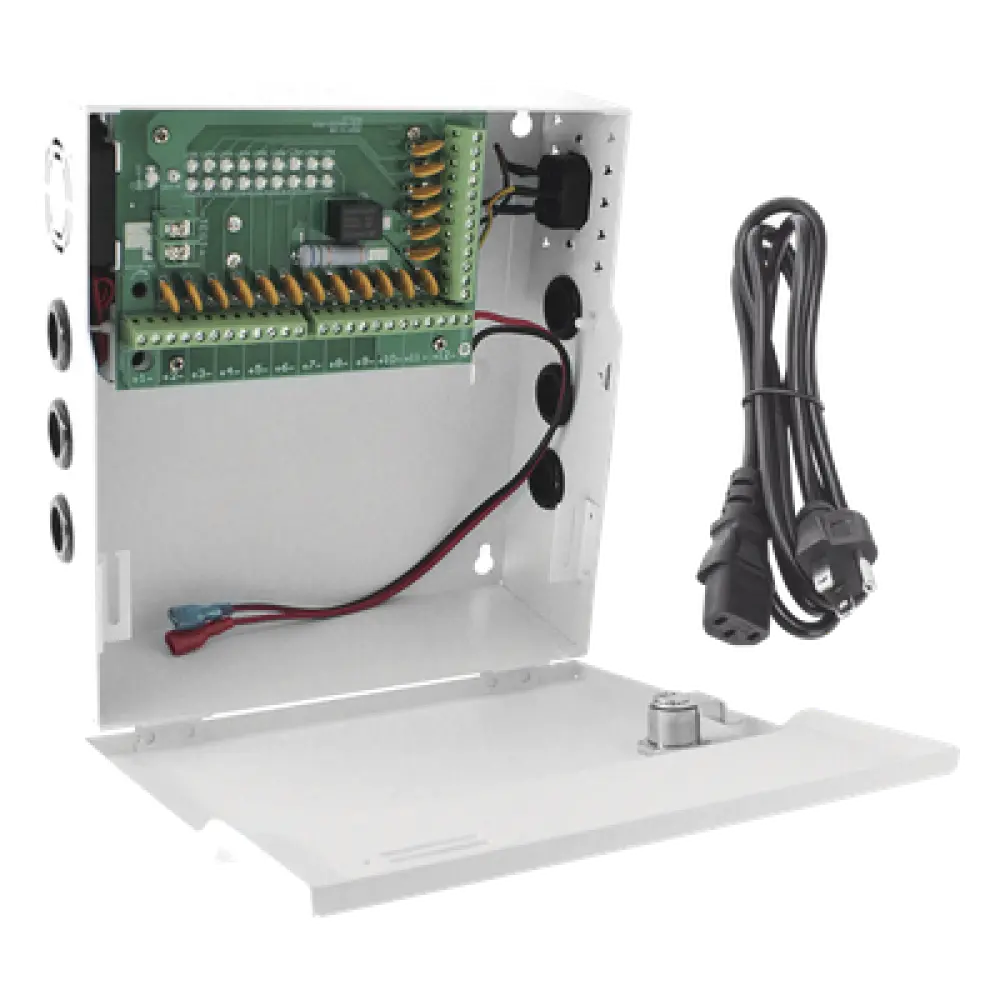 Fuente de Poder Profesional / 12 Vcc @ 20 A / 18 Canales / Entrada Universal 96-264 Vca / Protección de Batería 10.5 V