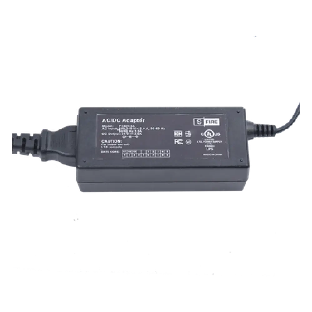 Fuente de poder / 24 VCC Regulado / 3A / Entrada 100-240 VCA / UL / 113x49x35 mm / 0.37x0.16x0.11 ft