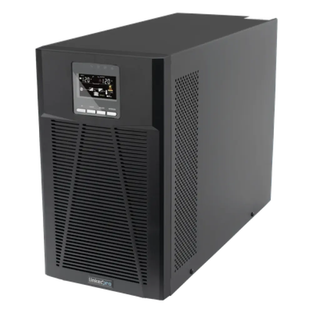 UPS Online / 3000 VA / 2700 W / Doble Conversión / Rack-Torre 2U / Onda Senoidal Pura / Factor de Potencia 0.9 / Transferencia 0 ms