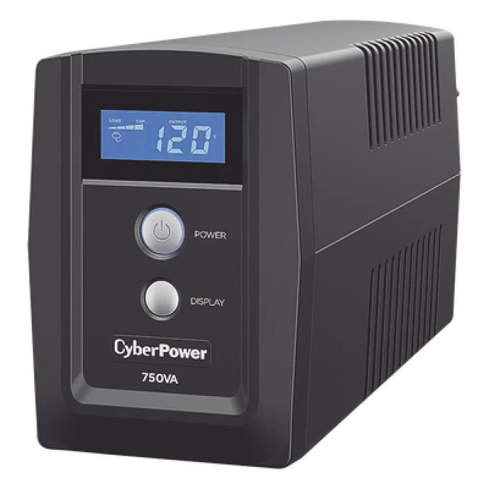 UPS de Línea Interactiva / 750 VA / 300 W / 6 Salidas NEMA 5-15R / AVR / LCD / 245 J