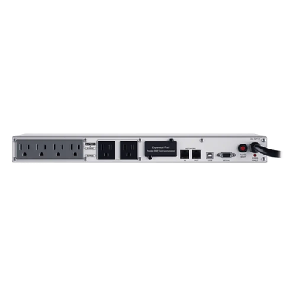 UPS Línea Interactiva / 500 VA / 300 W / 6 Tomas NEMA 5-15R / Rack 1 UR / Torre / LCD / 1030 J Protección de Picos