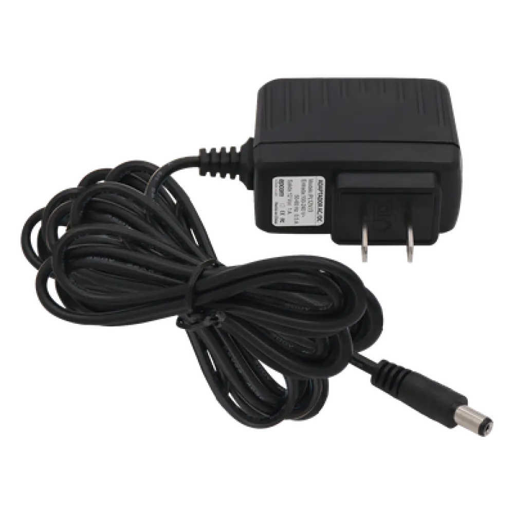 Fuente de Poder Regulada / 12 VCC / 1 A / Cable 3 m (9.8 ft) / Entrada Universal 100-240 VCA / Interior