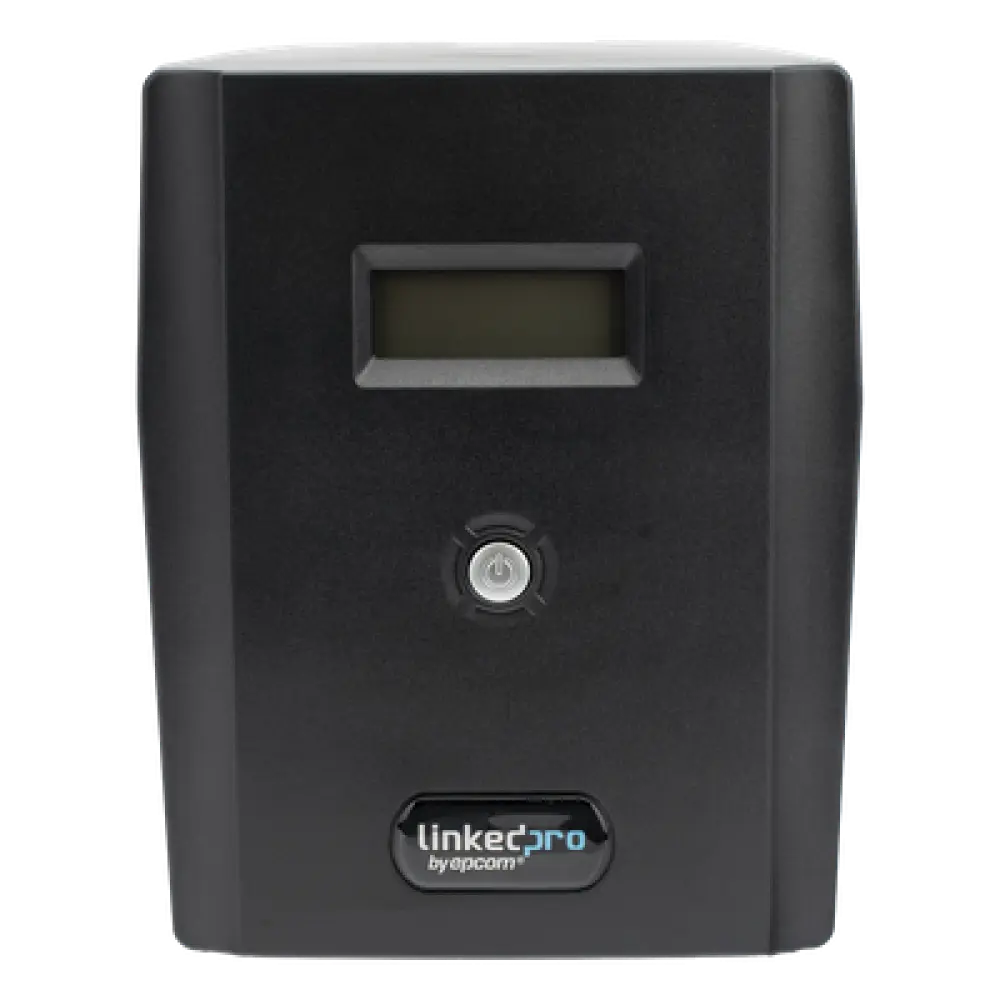 UPS de Línea Interactiva / 1500 VA / 900 W / 8 Tomas NEMA 5-15R / Pantalla LCD / AVR Boost/Buck / Protección RJ45