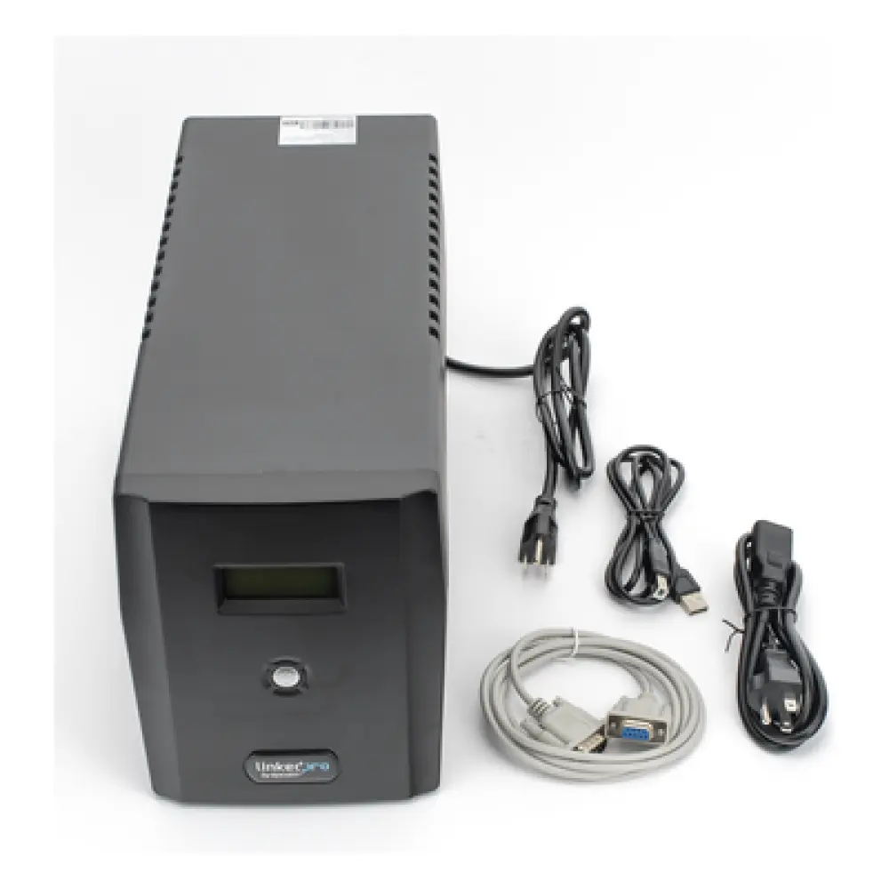 UPS de Línea Interactiva / 1500 VA / 900 W / 8 Tomas NEMA 5-15R / Pantalla LCD / AVR Boost/Buck / Protección RJ45