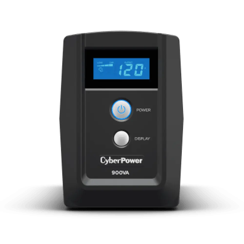 UPS de Línea Interactiva / 900 VA / 420 W / 6 Salidas NEMA 5-15R / AVR Integrado / LCD / USB