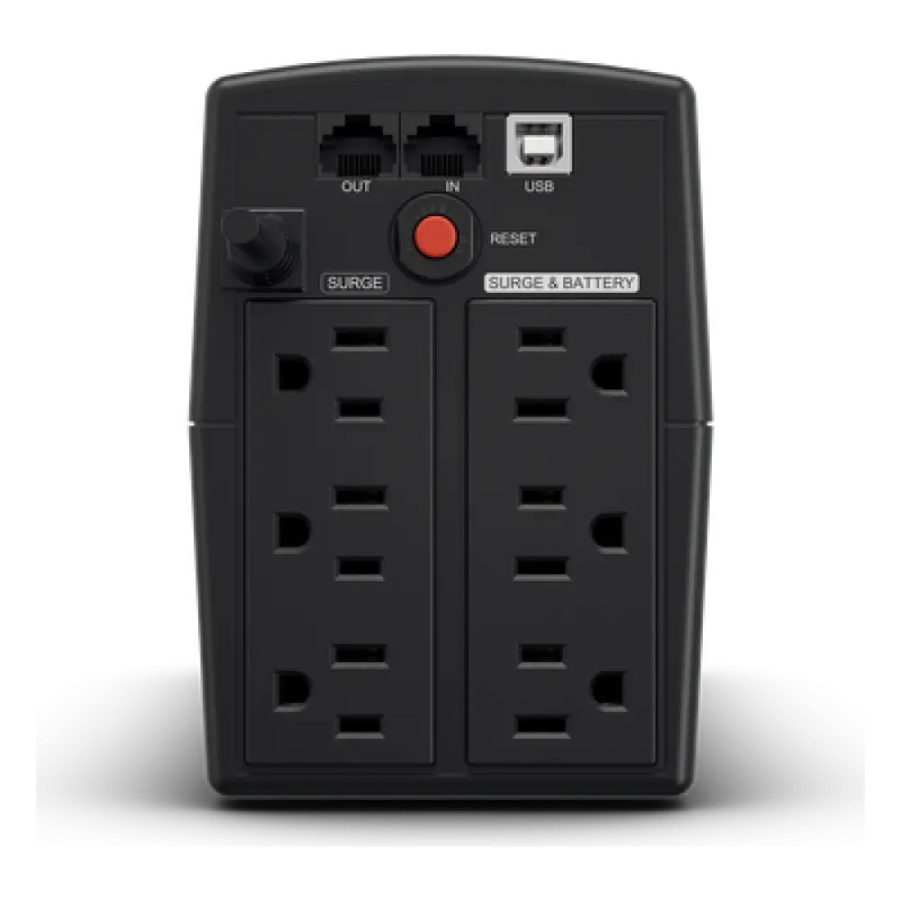 UPS de Línea Interactiva / 900 VA / 420 W / 6 Salidas NEMA 5-15R / AVR Integrado / LCD / USB