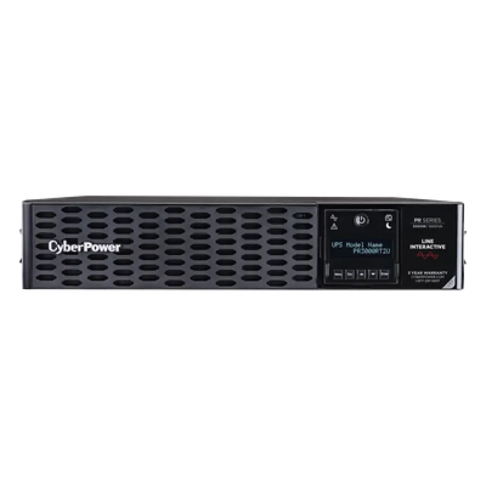 UPS de Rack 2U / 3000 VA / 3000 W / Línea Interactiva / Onda Senoidal Pura / 9 Tomas NEMA / AVR