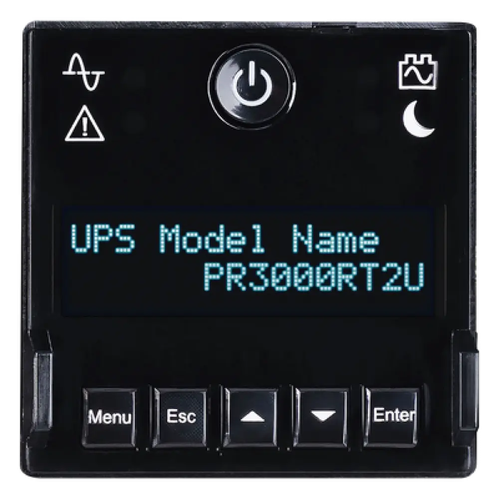 UPS de Rack 2U / 3000 VA / 3000 W / Línea Interactiva / Onda Senoidal Pura / 9 Tomas NEMA / AVR