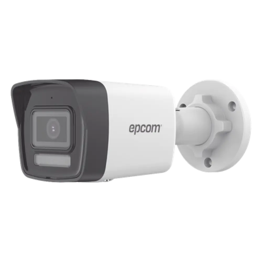 Cámara Bala IP / 4 Megapixel / Dual Light 30 m (98.4 ft) IR + 20 m (65.6 ft) Luz Blanca / Audio Bidireccional / AcuSense Lite / IP67 / PoE