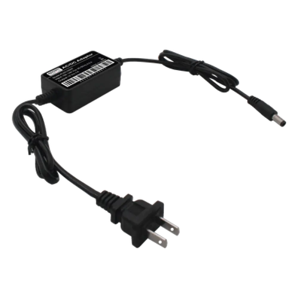 Adaptador de Pared / 12 VCC 1 A / Entrada Universal 100-240 VCA / Cable 0.5 m Doble Extremo / NEMA 1-15 / Operación 0°C a 40°C