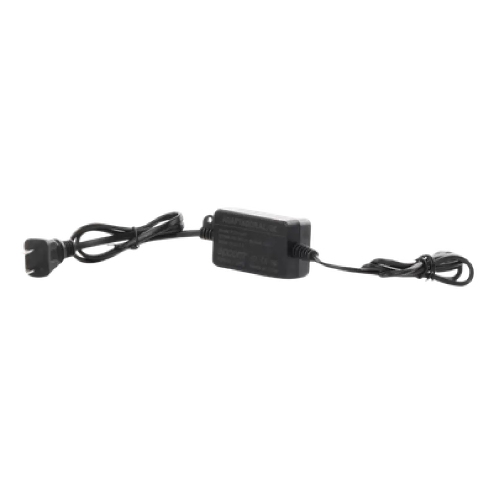 Adaptador de Pared / 12 VCC 1 A / Entrada Universal 100-240 VCA / Cable 0.5 m Doble Extremo / NEMA 1-15 / Operación 0°C a 40°C