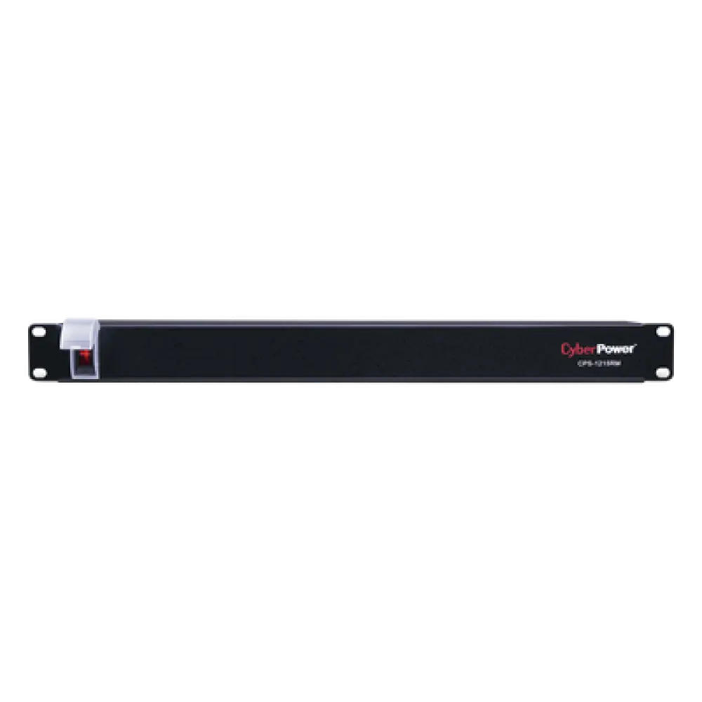 PDU Básico Rack / 10 Salidas NEMA 5-15R / 15 Amp / 120 Vca / 1U / Cable 4.5 m (14.8 ft)