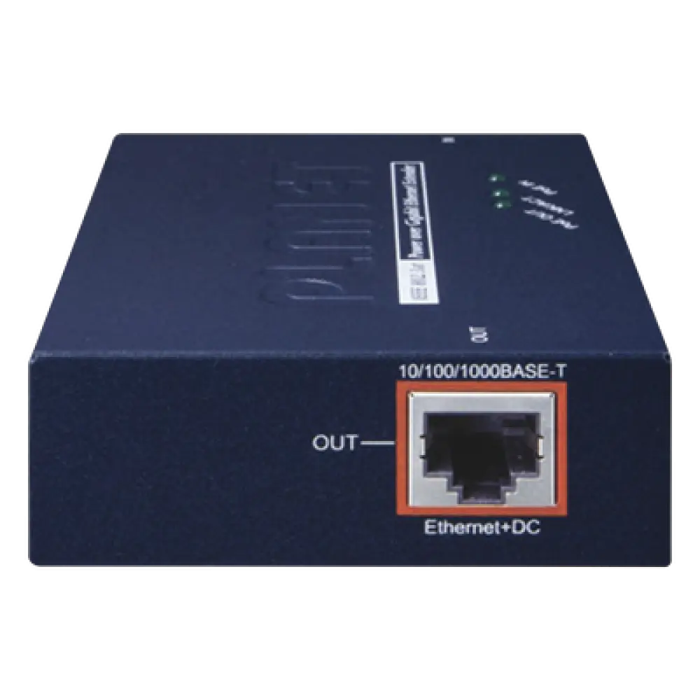 Extensor PoE+ / Hasta 500 m (1640 pies) / Entrada PoE+ Gigabit 802.3at / Salida PoE+ Gigabit 802.3af/at / Cadena de 4 unidades / Interior