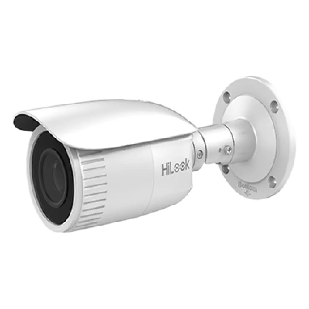 Bala IP / 4 MP / Lente Motorizado 2.8-12 mm / IR EXIR 30 m / PoE / IP67 / WDR 120 dB / Micro SD 256 GB / 98 ft