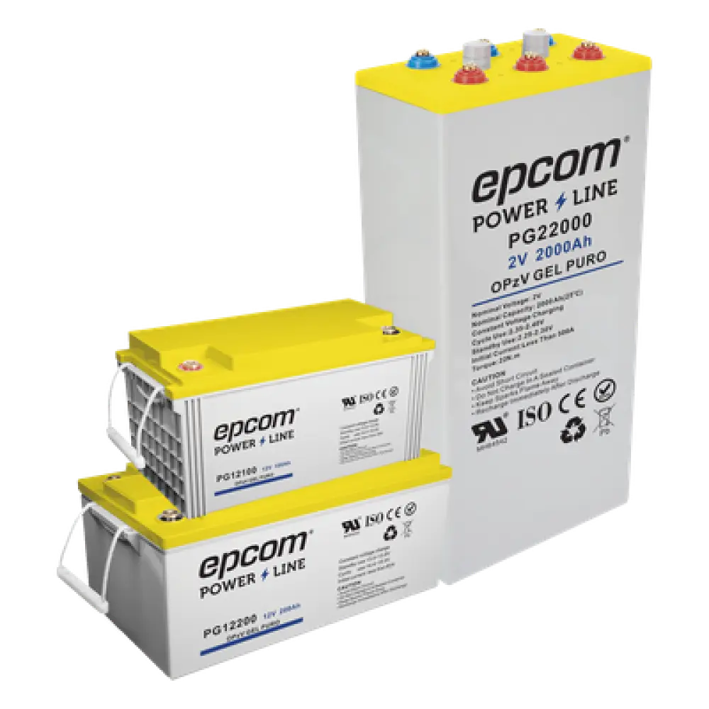 Batería GEL OPzV / 12 Vcc / 200 Ah / Ciclo Profundo / Descarga 500 A / 20 Años Flotación