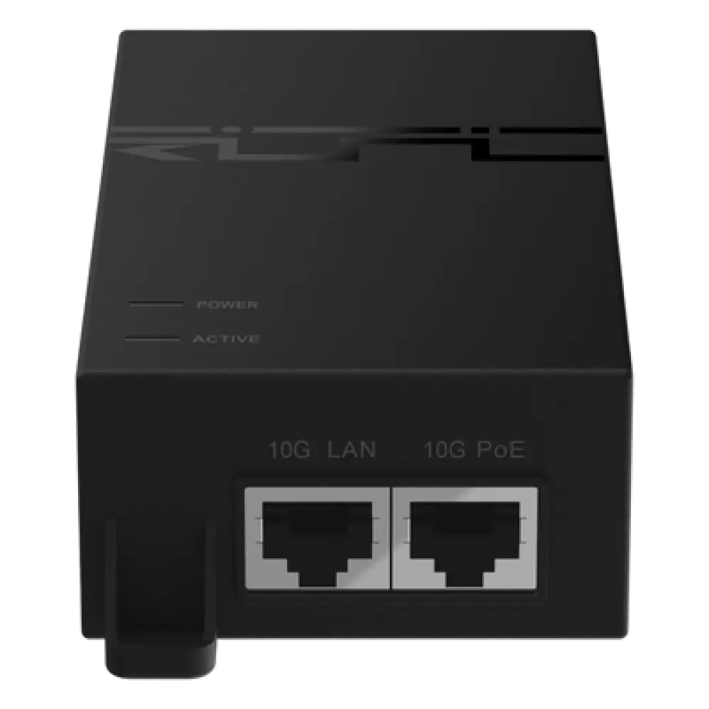 Inyector PoE / 56V / 1.08A / 60W / 2 Puertos Multi-Gigabit 10G / IEC C5 / Entrada 100-240V