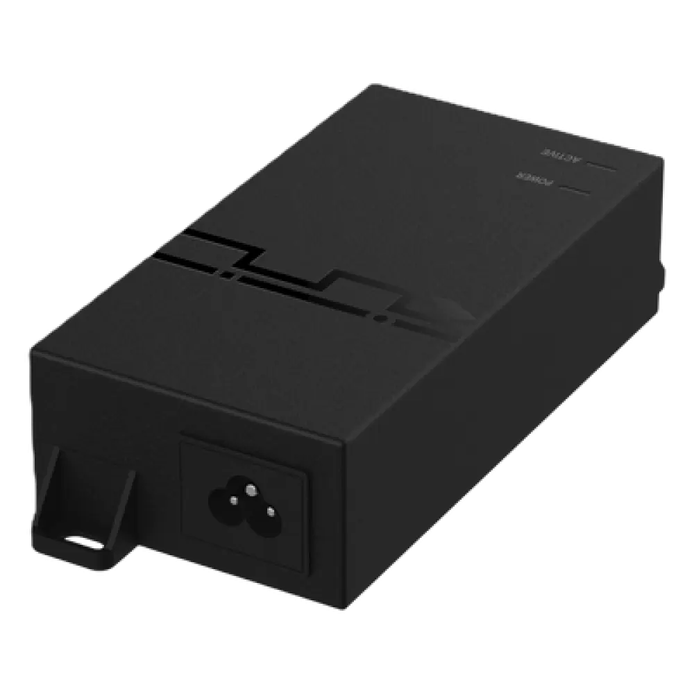 Inyector PoE / 56V / 1.08A / 60W / 2 Puertos Multi-Gigabit 10G / IEC C5 / Entrada 100-240V