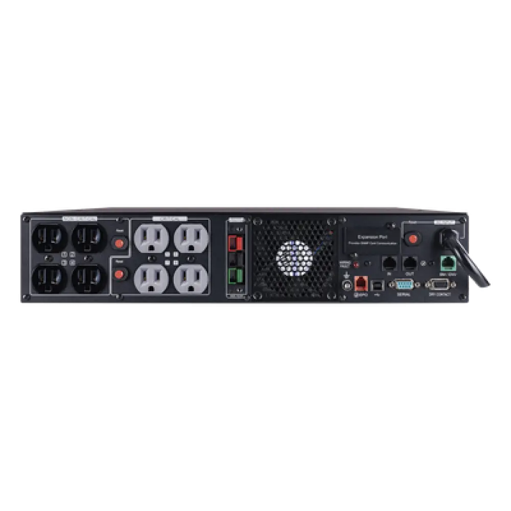 UPS Línea Interactiva / 1500 VA / 1500 W / Onda Senoidal Pura / Factor de Potencia 1.0 / 8 Tomas NEMA 5-15R / Torre o Rack 2 UR / AVR Integrado