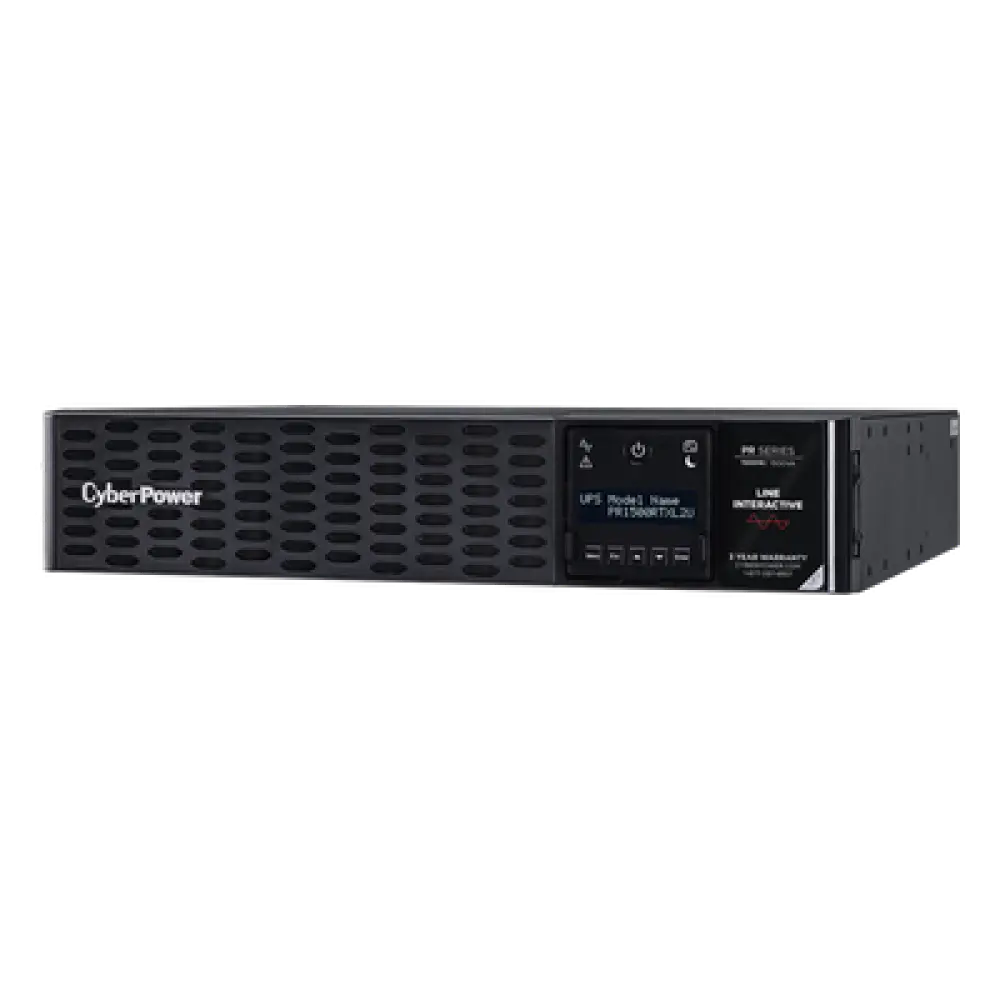 UPS Línea Interactiva / 1500 VA / 1500 W / Onda Senoidal Pura / Factor de Potencia 1.0 / 8 Tomas NEMA 5-15R / Torre o Rack 2 UR / AVR Integrado