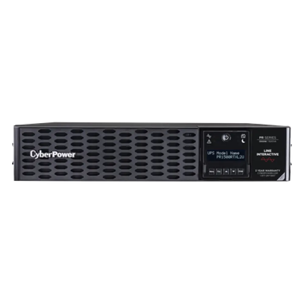 UPS Línea Interactiva / 1500 VA / 1500 W / Onda Senoidal Pura / Factor de Potencia 1.0 / 8 Tomas NEMA 5-15R / Torre o Rack 2 UR / AVR Integrado