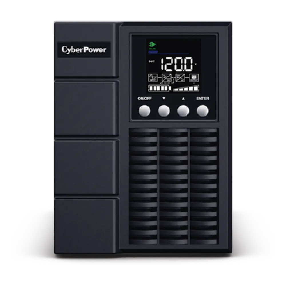 UPS Online Doble Conversión / 1000 VA / 900 W / Onda Senoidal Pura / 4 Tomas NEMA 5-15R / Rango 90-150 Vca / SNMP-HTTP