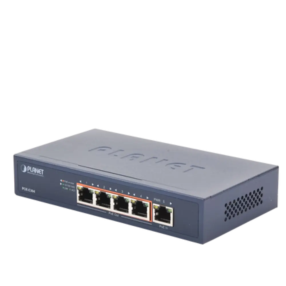 Extensor PoE / 65W Ultra PoE / 4 Puertos Gigabit / 200 m / 656 ft / 10 Gbps Switch