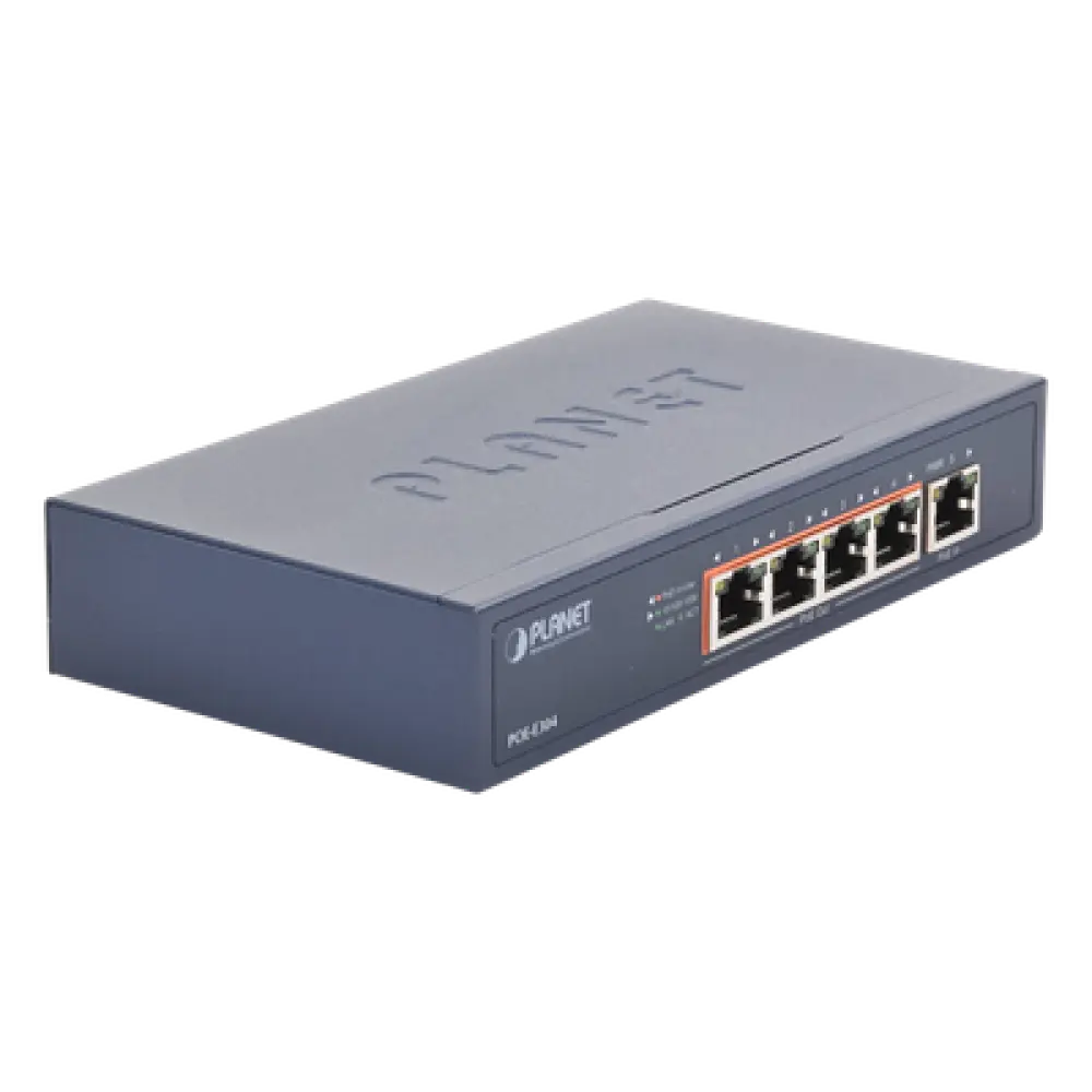 Extensor PoE / 65W Ultra PoE / 4 Puertos Gigabit / 200 m / 656 ft / 10 Gbps Switch