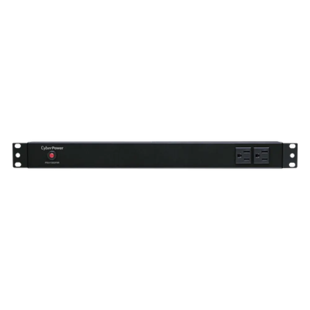 PDU Básico Rack / 10 Salidas NEMA 5-15R / 15 Amp / 120 Vca / 1U / Cable 4.5 m (14.8 ft)