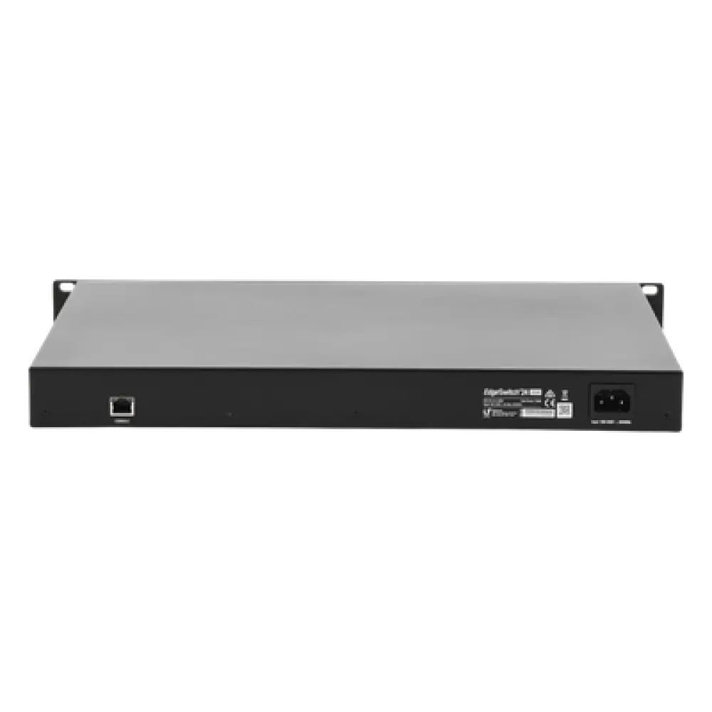 Switch administrable / 24 puertos Gigabit PoE+/PoE pasivo 24V / 2 puertos SFP / 250W / 52 Gbps / 38.69 Mpps