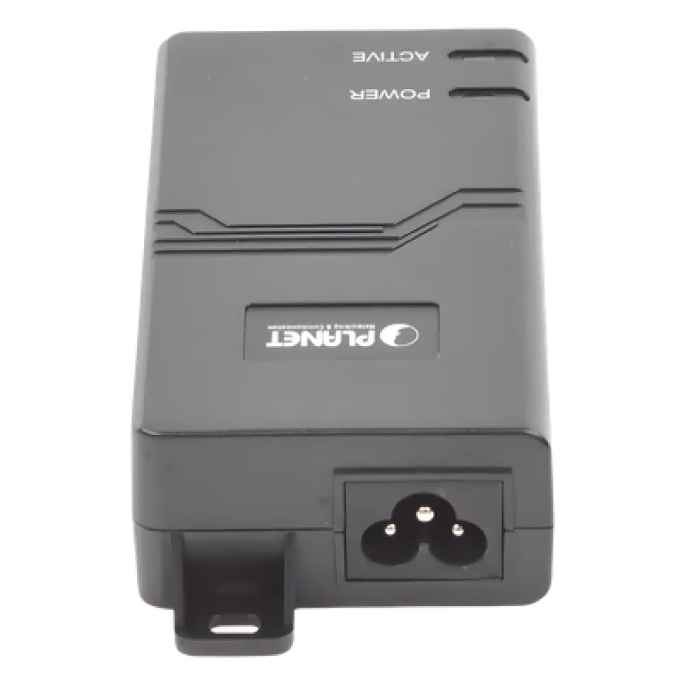 Inyector PoE / IEEE 802.3at/af / Gigabit / 30 W / 50-54 VDC / 100-240 VAC / 0 a 50 °C