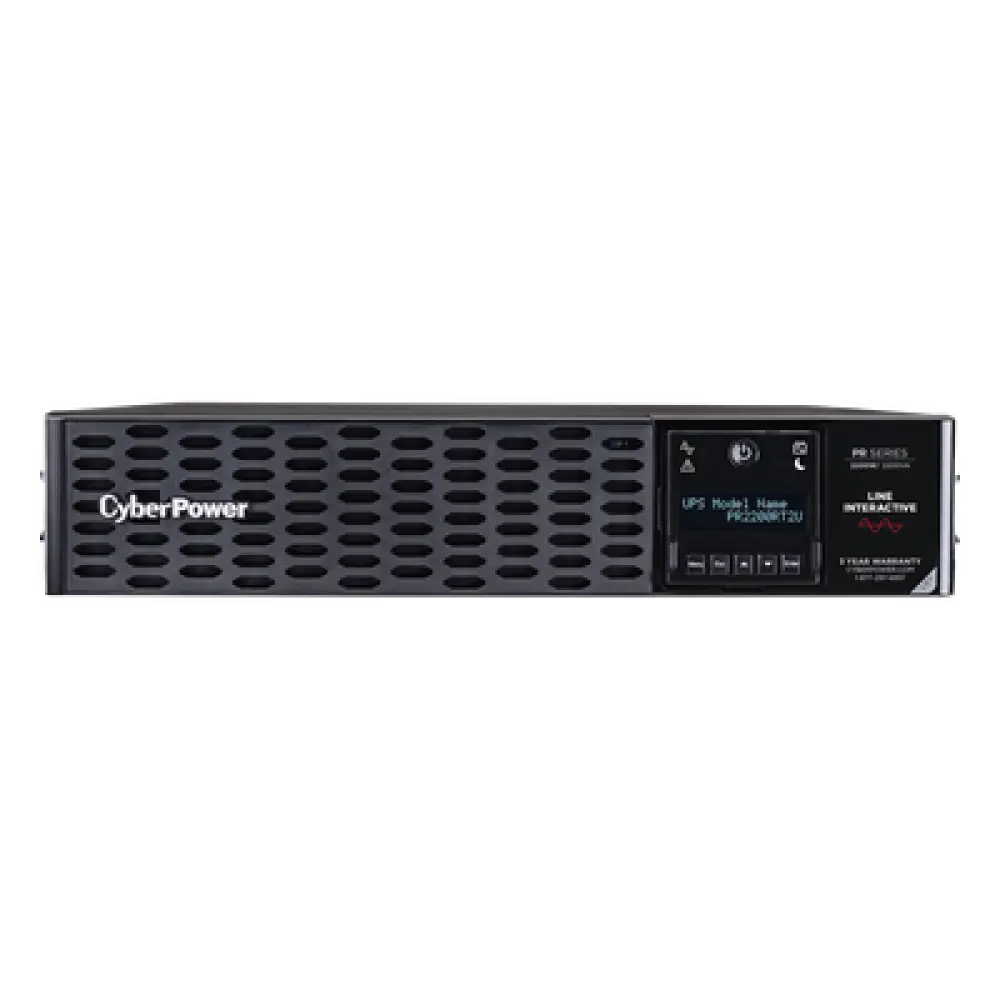 UPS Línea Interactiva / 2200 VA / 2200 W / Onda Senoidal Pura / Factor de Potencia 1 / 8 Tomas NEMA 5-20R / Rack 2U / AVR 70-155 Vca
