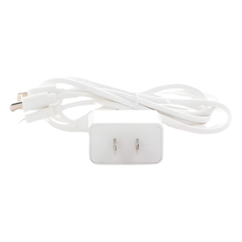 Cargador de Pared USB / 3 Puertos / Salida 5 Vcc 2 A / Cable Extensor 1.2 m (3.9 ft) / Entrada Universal 100-240 Vca / Multi-conector