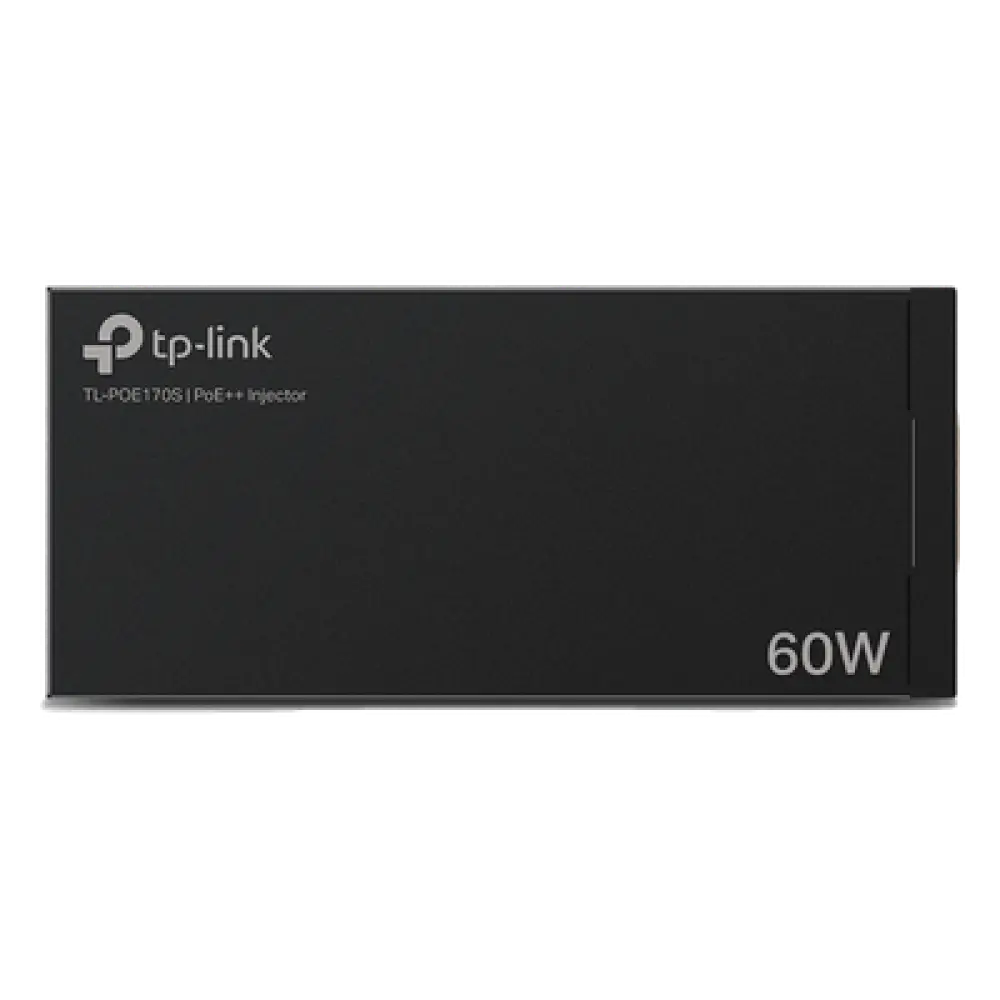 Inyector PoE++ / 60W / 2 Puertos Gigabit 10/100/1000 Mbps / 802.3af/at/bt / Alcance 100 m (328 ft) / Plug and Play