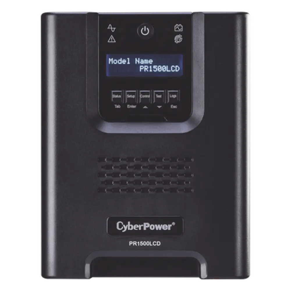 UPS Línea Interactiva / 1500 VA / 1500 W / Factor de Potencia 1.0 / Onda Senoidal Pura / 8 Tomas NEMA 5-15R / 15.1 min Respaldo / Mini Torre