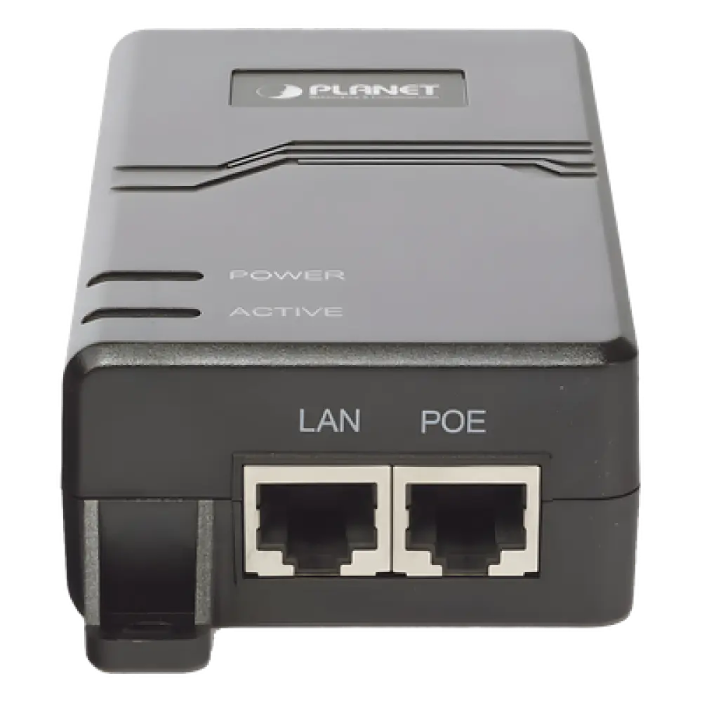 Inyector PoE / 802.3bt 60W / 4-Pares UTP / Gigabit 10/100/1000 Mbps / Alcance 100m (328 pies) extensible a 300m (984 pies)