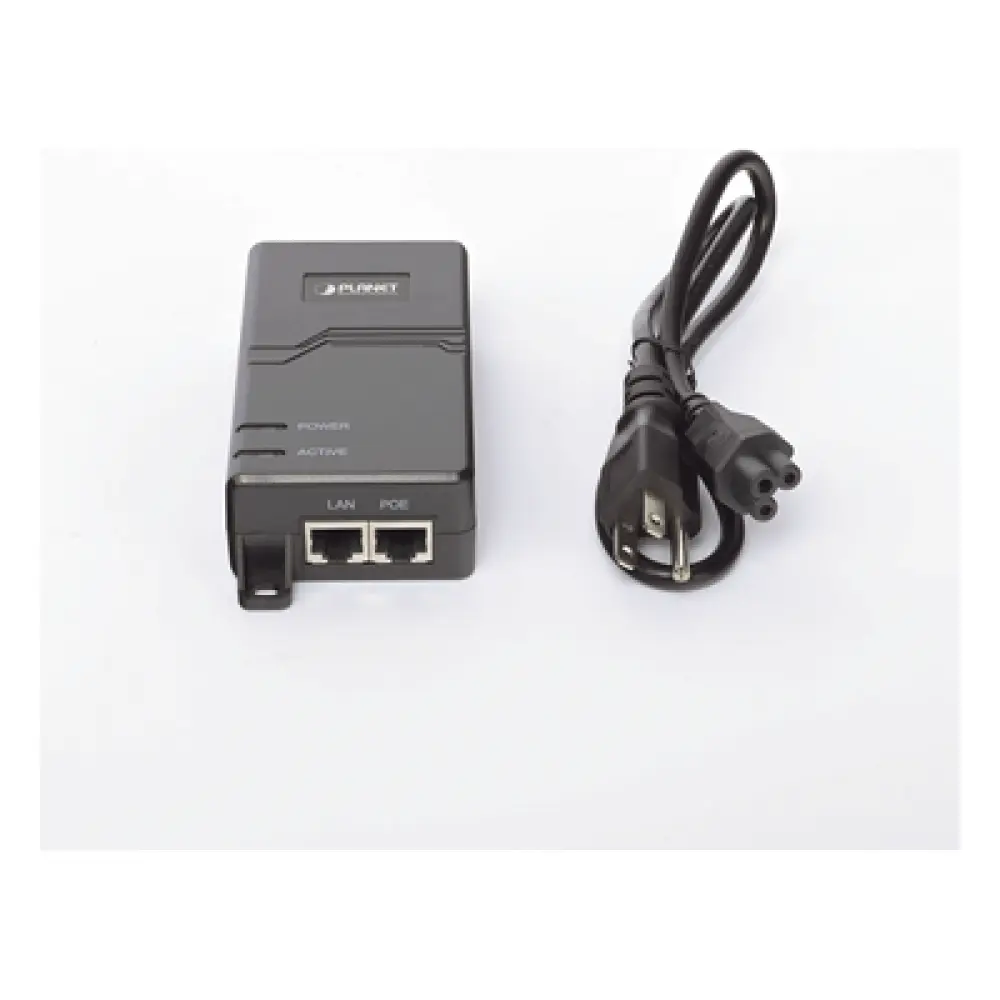 Inyector PoE / 802.3bt 60W / 4-Pares UTP / Gigabit 10/100/1000 Mbps / Alcance 100m (328 pies) extensible a 300m (984 pies)