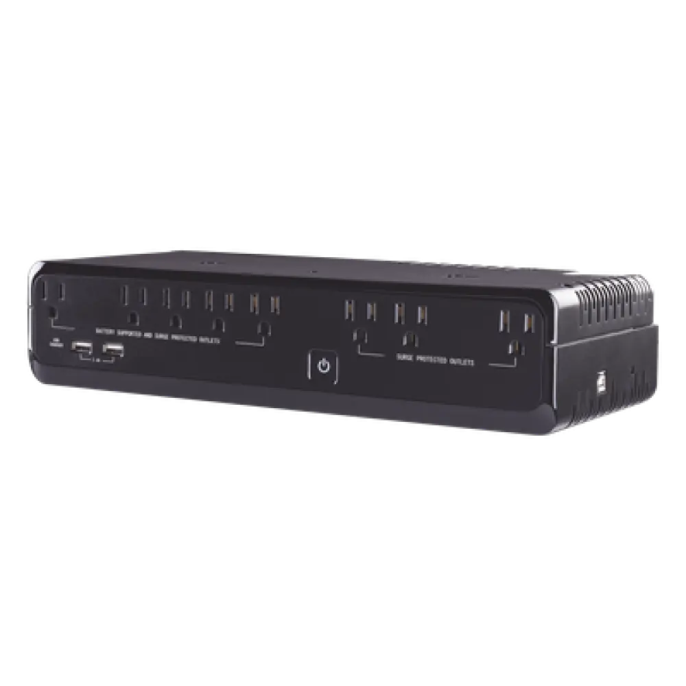 UPS de Escritorio / 750 VA / 375 W / Topología Standby / 8 Tomas NEMA 5-15R / Supresión 890 J / USB 2.4 A