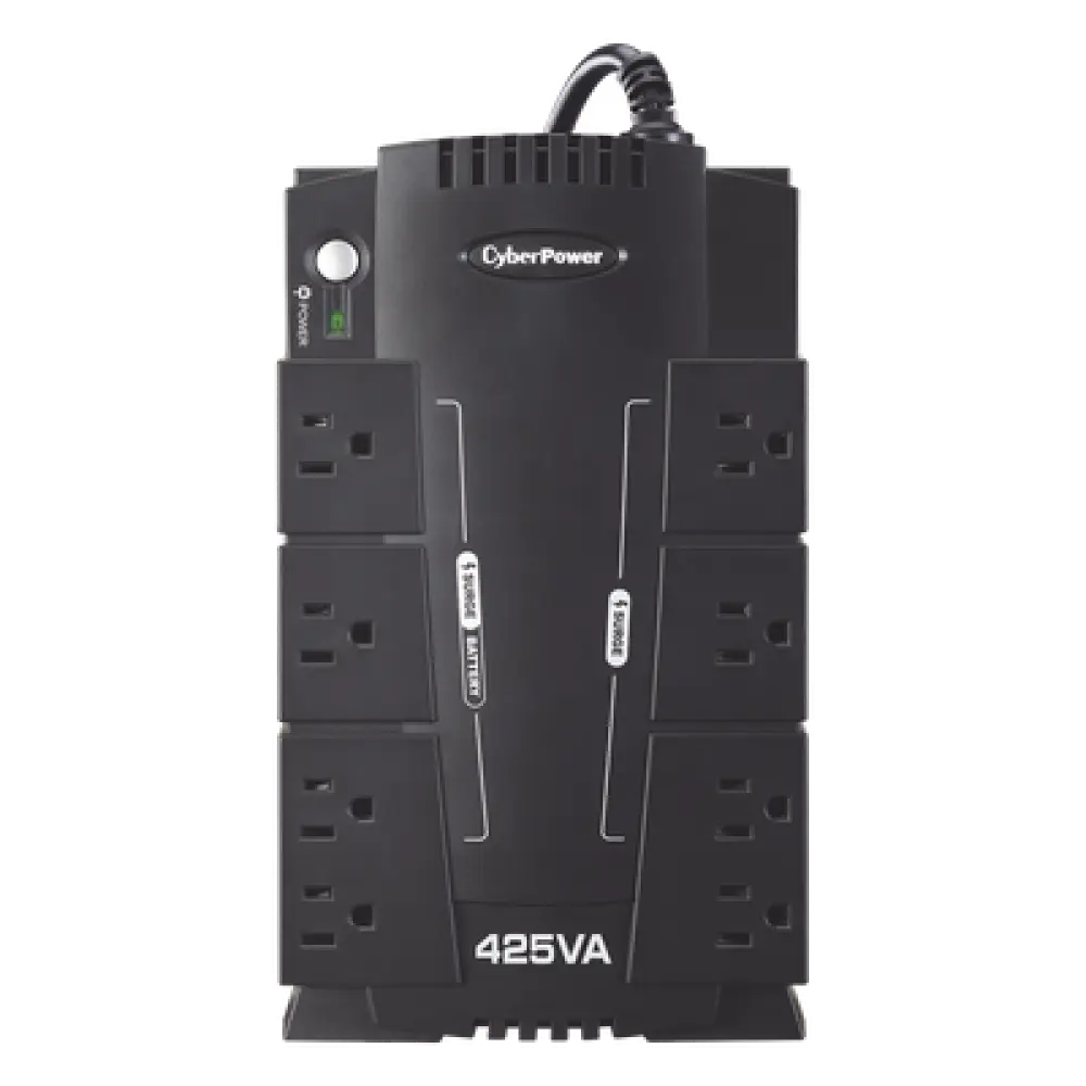 UPS Standby / 425 VA / 255 W / 8 Tomas NEMA 5-15R / 4 con Batería + 4 Protección / Topología Standby / USB de Gestión