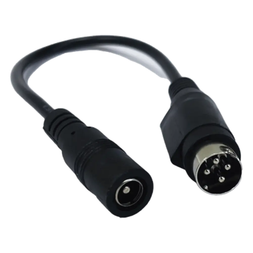 Adaptador DC / Jack Hembra 5.5x2.1mm a Minidin 4 Pines Macho / 168mm / DVR y NVR