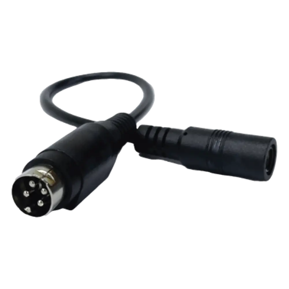 Adaptador DC / Jack Hembra 5.5x2.1mm a Minidin 4 Pines Macho / 168mm / DVR y NVR