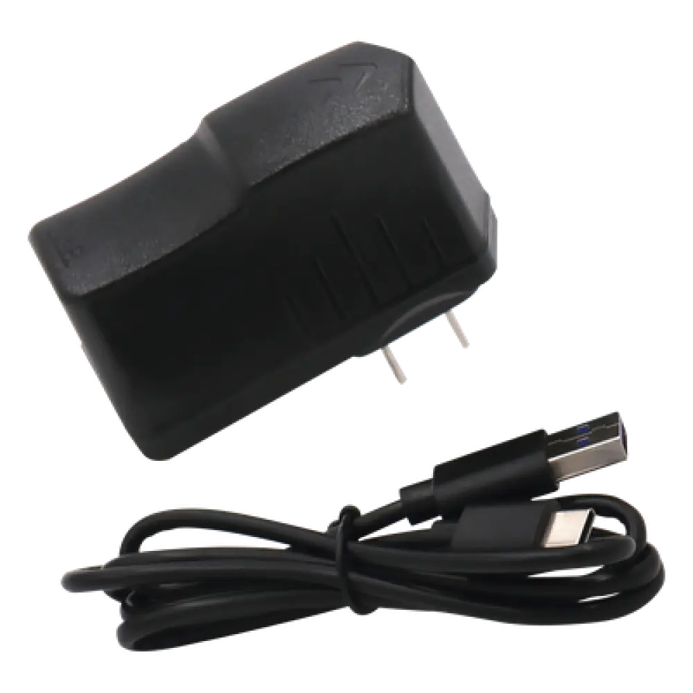 Adaptador de corriente AC/DC / Entrada 100-240 VCA / Salida 5 VCC @ 3 A / Conectores USB-C y micro-USB