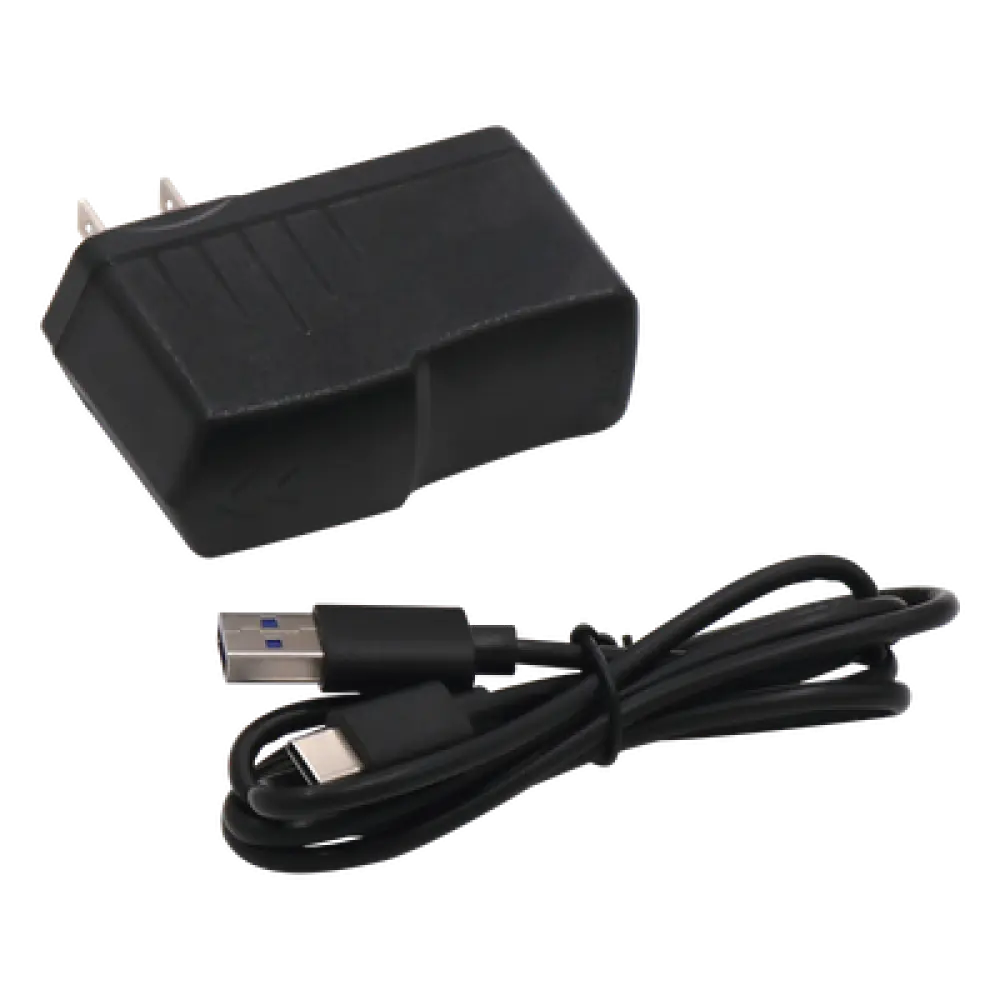 Adaptador de corriente AC/DC / Entrada 100-240 VCA / Salida 5 VCC @ 3 A / Conectores USB-C y micro-USB